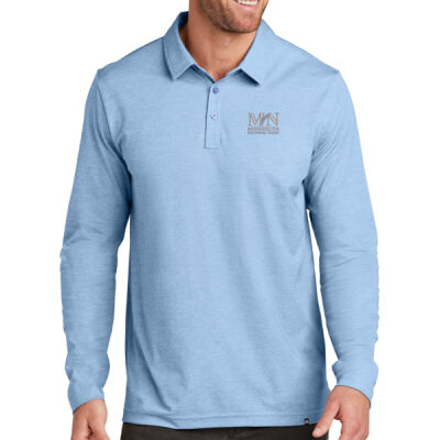 MNB - Oceanside Heather Long Sleeve Polo Thumbnail