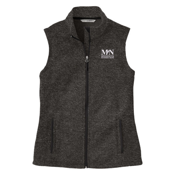 MNB - Ladies Sweater Fleece Vest Thumbnail